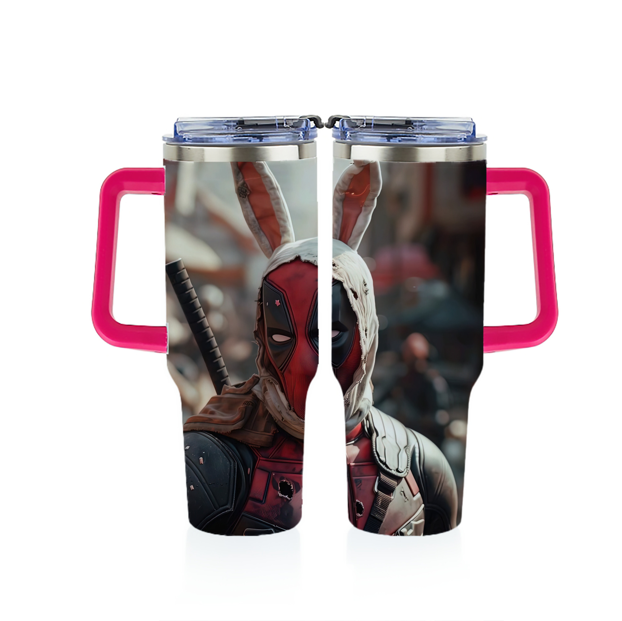 （画像用） Deadpool デッドプール 1200ｍLフルプリント車用タンブラー